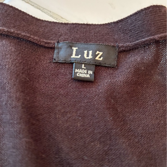 LUX Women's Black Cardigan - Picture 6 of 9